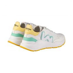Womsh - Vegan Wave White Green, nachhaltige Sneaker