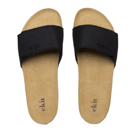 Ekn - Coconut Black, vegane Sandalen