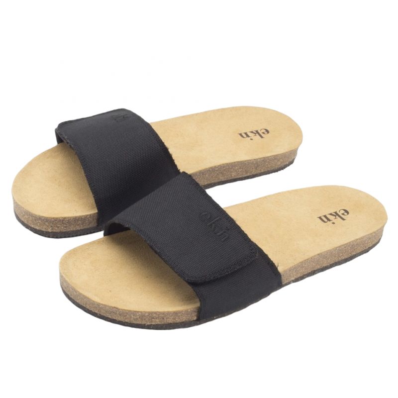 Ekn - Coconut Black, vegane Sandalen