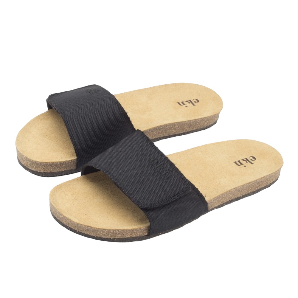 Ekn - Coconut Black, vegane Sandalen