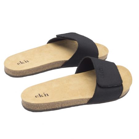 Ekn - Coconut Black, vegane Sandalen