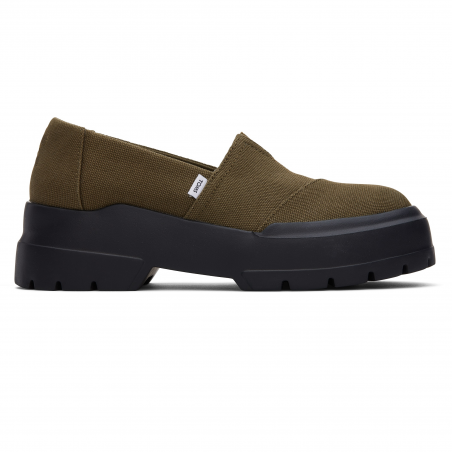 Toms - Comlow Dark Olive, veganer Schuh