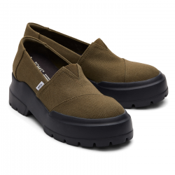 Toms - Comlow Dark Olive, veganer Schuh