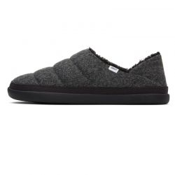 Toms - Black Ezra Slipper, vegane Hausschuhe