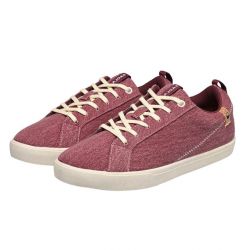 Saola - Cannon Canvas Burgundy, vegane Sneaker