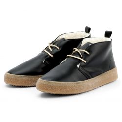 Grand Step Shoes - Safari Black (gefüttert), vegane Schuhe