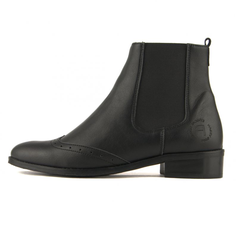 Fairma - Pauli Black, vegane Chelsea-Boots