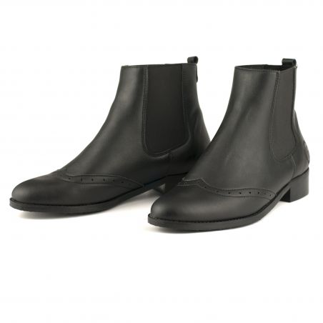 Fairma - Pauli Black, vegane Chelsea-Boots