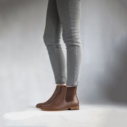 Fairma - Pauli Nut - veganer Chelsea-Boot