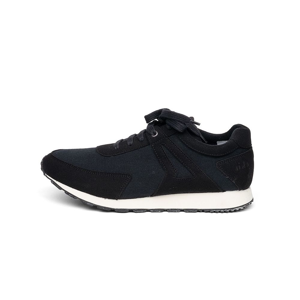 Ekn - Low Seed Runner Black, vegane Sneaker