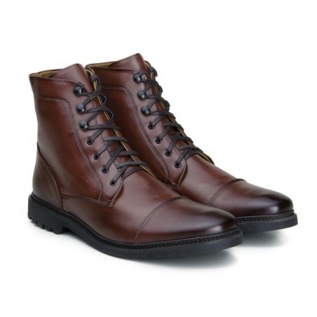 Ahimsa - Work Boot Cognac, veganer Boot