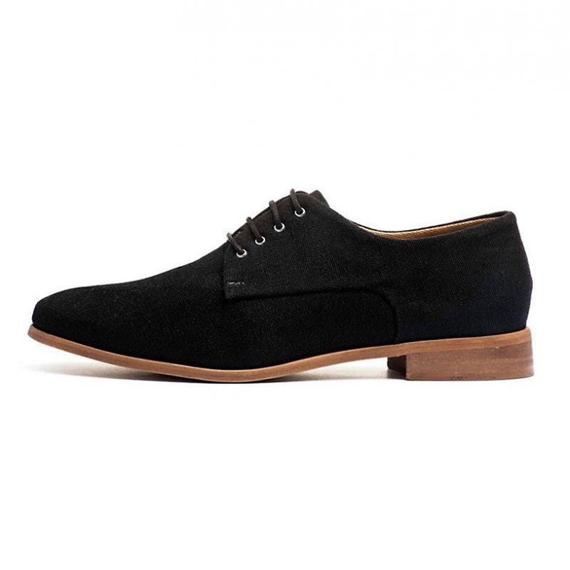 Ahimsa - Derby Black, vegane Schuhe