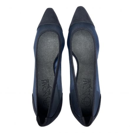 Noah - Tessuto Microair Blue, vegane Schuhe