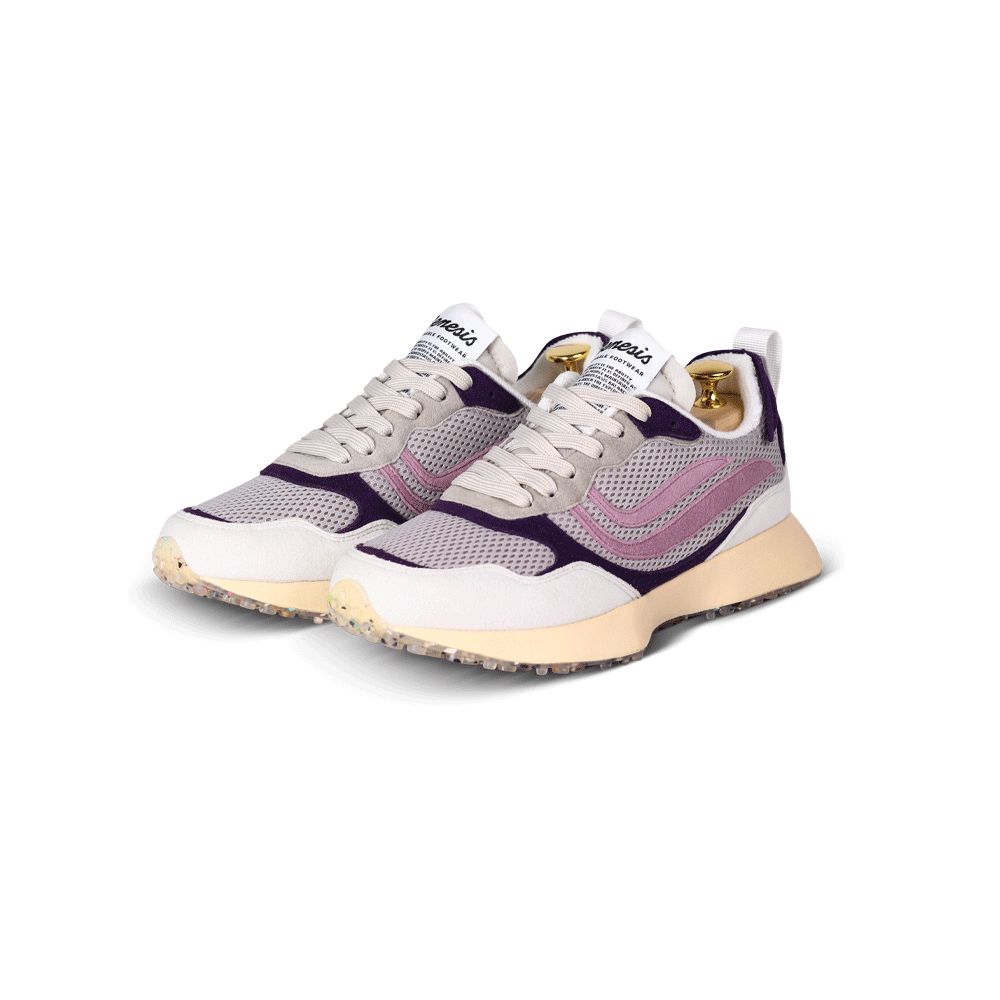 Genesis - Marathon Offwhite / Purple, vegane Schuhe