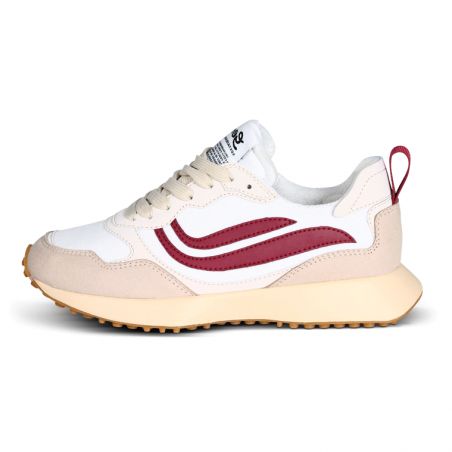 Genesis - Marathon Offwhite / Wine, vegane Schuhe