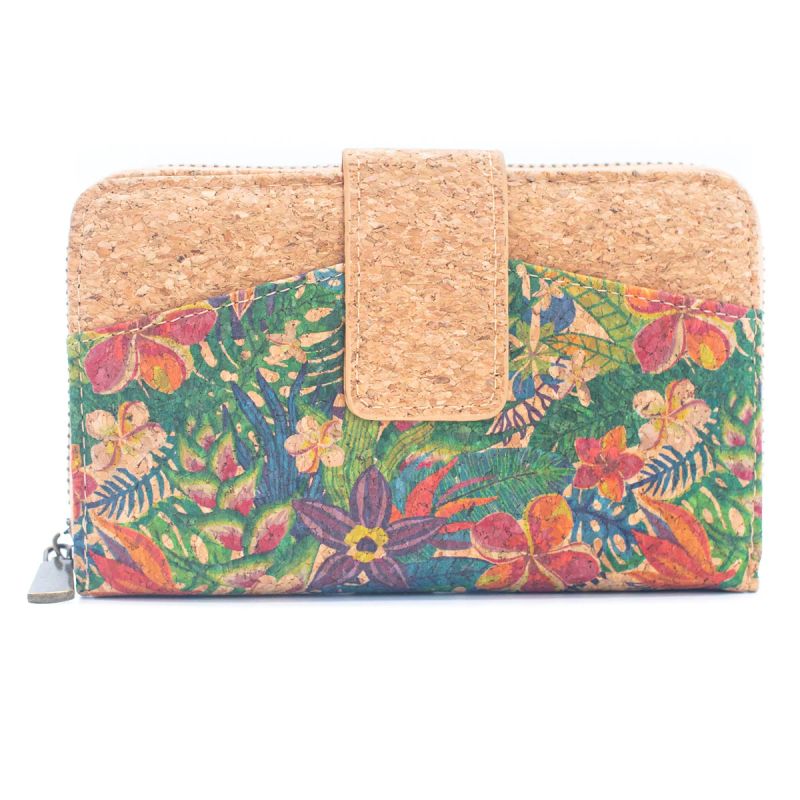 copy of Ethnic Havana pattern, veganes Portemonnaie aus Kork