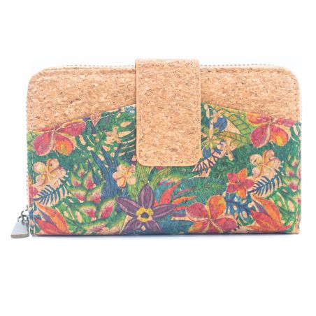 copy of Ethnic Havana pattern, veganes Portemonnaie aus Kork