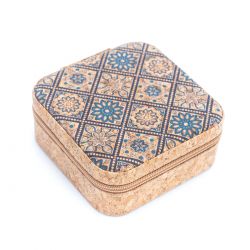 copy of Kork Schmuckschatulle mit multi Blumenmuster
