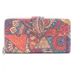 copy of Ethnic Havana pattern, veganes Portemonnaie aus Kork