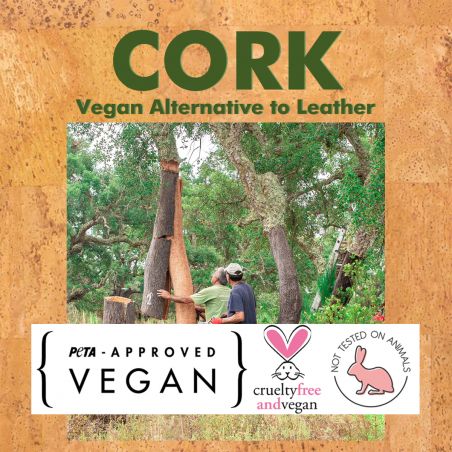 copy of Silver Cork Wallet Small, veganes Portemonnaie aus Kork