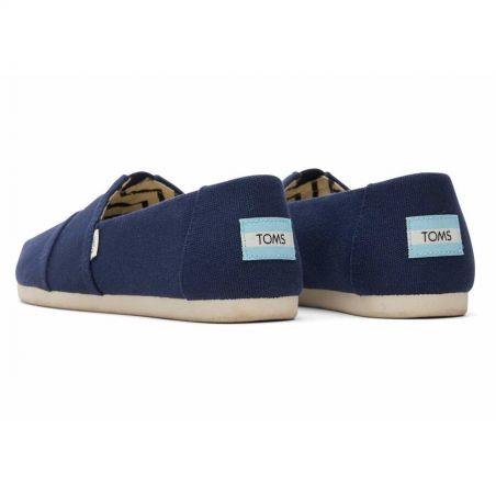 Toms - Navy Cotton Alpargata, vegane Schuhe