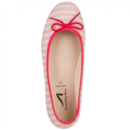 Vegane Schuhe von Grand Step Shoes - Pina Strawberry Stripes