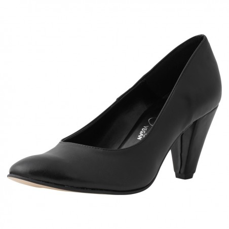 Vegane Pumps, Bella Storia - Dorothy Black Dekollete