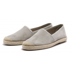 Grand Step Shoes - Evita Perforated Grey, vegane Schuhe