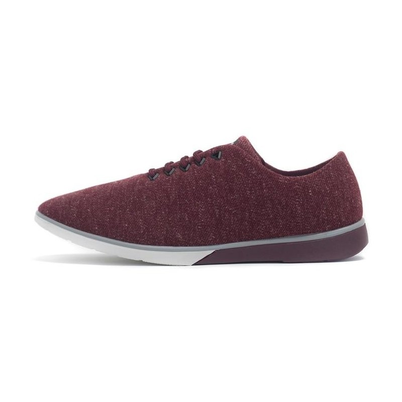 Muroexe - vegane Sneaker Atom Melange Burgundy