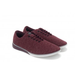 Muroexe - vegane Sneaker  Atom Melange Burgundy