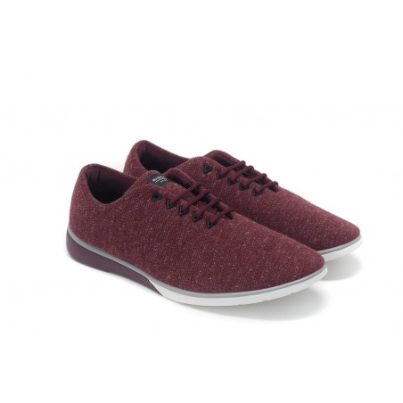 Muroexe - vegane Sneaker  Atom Melange Burgundy