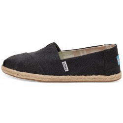 Vegane Schuhe von Toms - Black Washed Classics für Damen