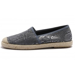 Vegane Schuhe von Grand Step Shoes - Evita Plain Met Snake Navy