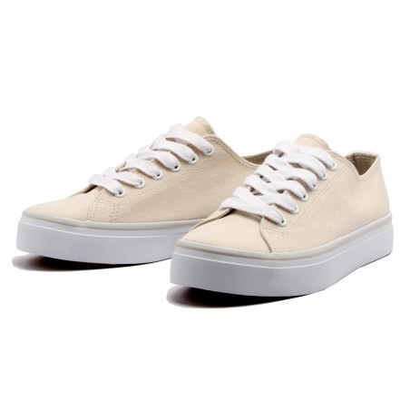 Grand Step Shoes - Chara Offwhite, veganer Sneaker