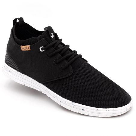 Saolo - Outdoor-Sneaker Semnoz Noir, vegane Schuhe