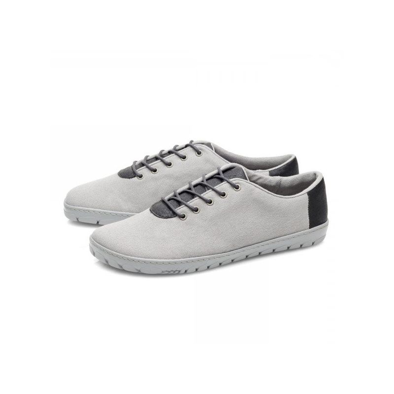 Zaqq - vegane Barfußschuhe "Qaro Black/Grey"