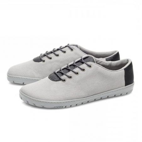 Zaqq - vegane Barfußschuhe "Qaro Black/Grey"