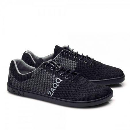 Zaqq - vegane Barfußschuhe "Qnit Black"