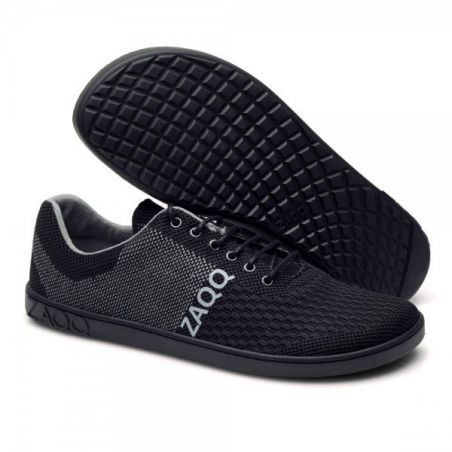 Zaqq - vegane Barfußschuhe "Qnit Black"