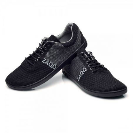 Zaqq - vegane Barfußschuhe "Qnit Black"