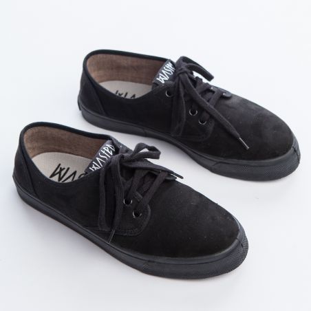 Wasted Shoes - Clarita Black, veganer Sneaker