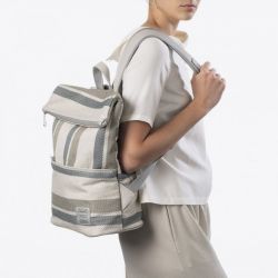 Miomojo - Essential Backpack Stripes Grey, vegane Fair-Trade Tasche