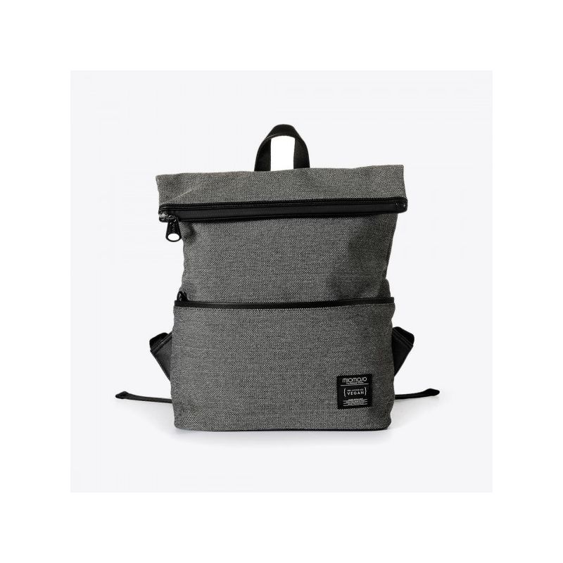 Miomojo - Leonardo Backpack Grigio, veganer Rucksack