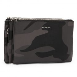 Matt & Nat - Triplet Crossbody Black, vegane Tasche