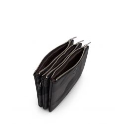 Matt & Nat - Triplet Crossbody Black, vegane Tasche