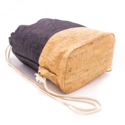 Natural Cork Bag Blue, vegane Tasche