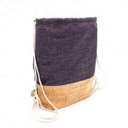 Natural Cork Bag Blue, vegane Tasche