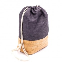 Natural Cork Bag Blue, vegane Tasche