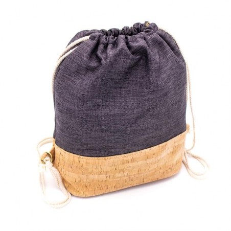 Natural Cork Bag Blue, vegane Tasche