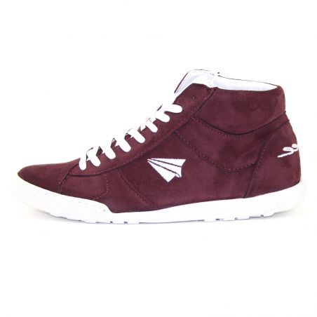 Be Free - veganer Sneaker High-Cut Bordo